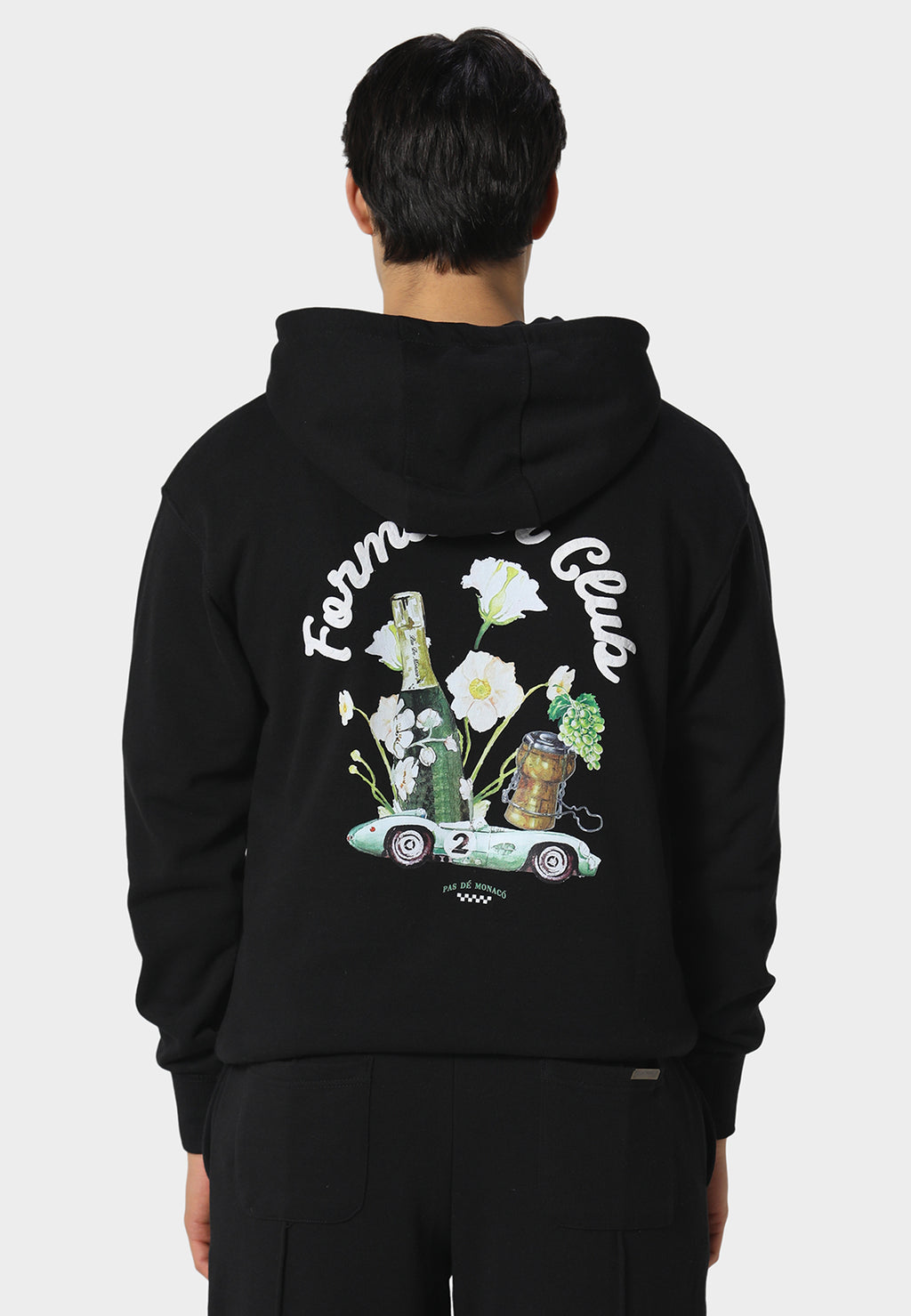 Vigne Jet Black Hoodie