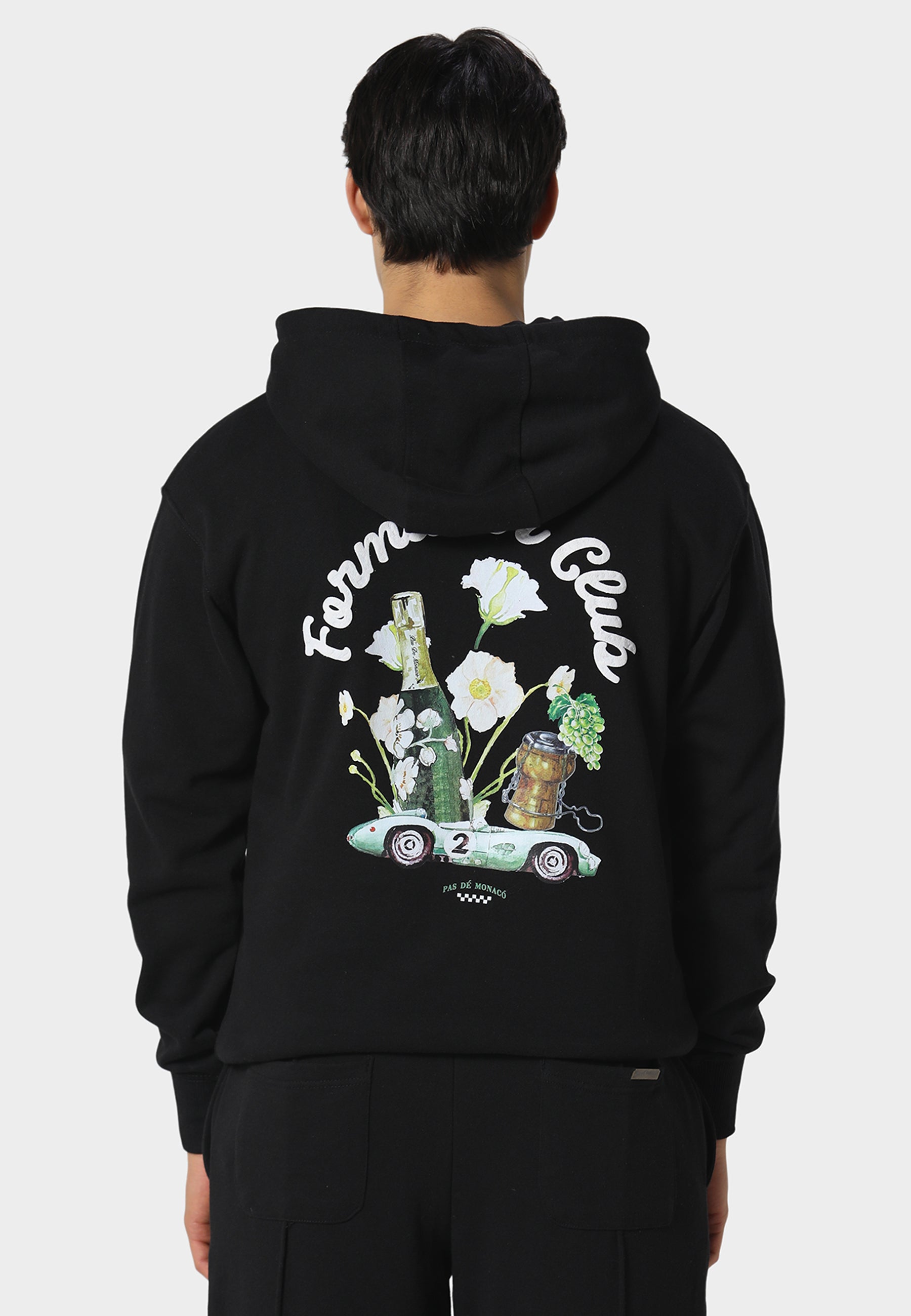 Vigne Jet Black Hoodie