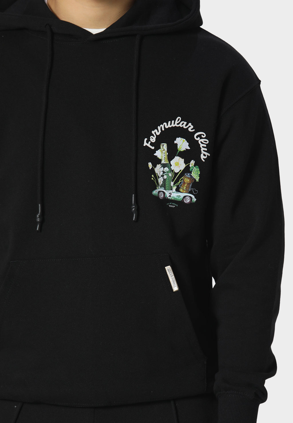 Vigne Jet Black Hoodie