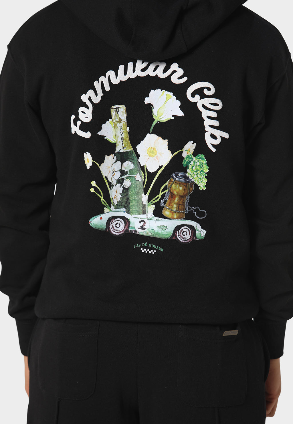 Vigne Jet Black Hoodie