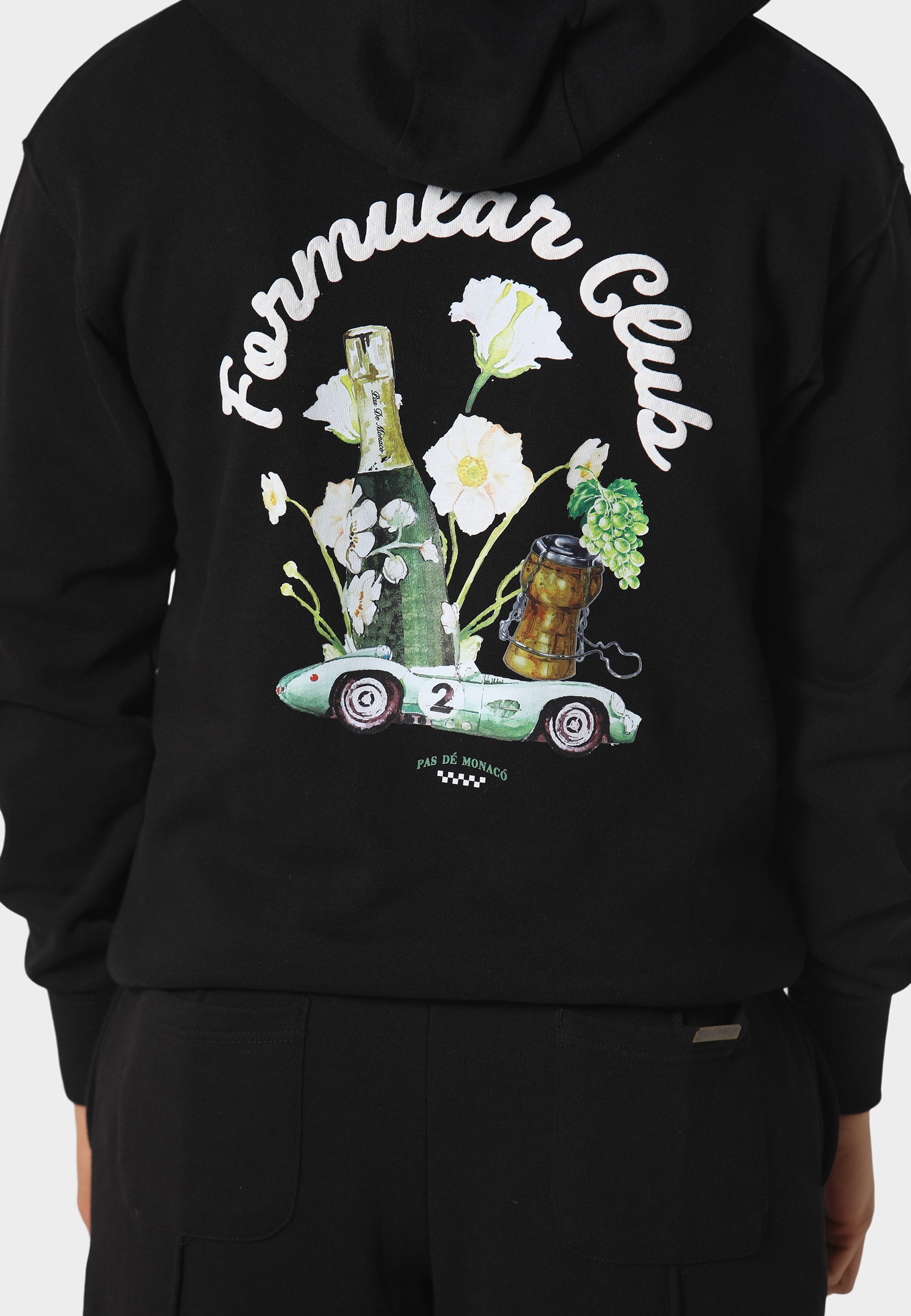 Vigne Jet Black Hoodie