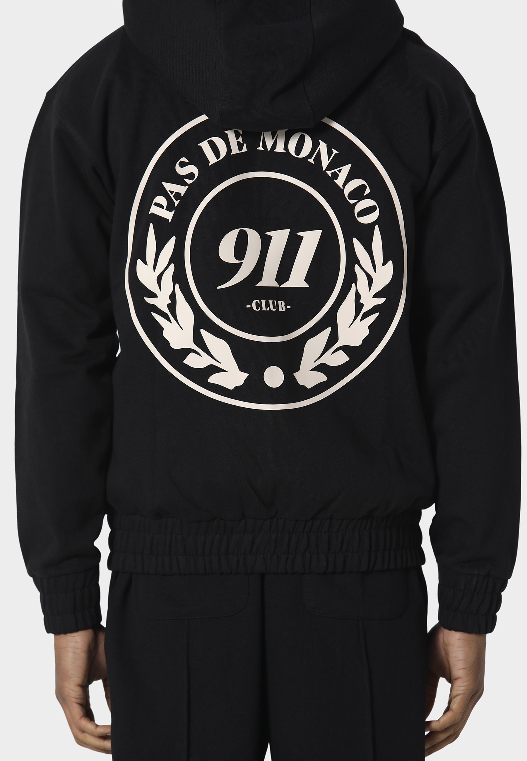 Vortex Black Zip Hoodie