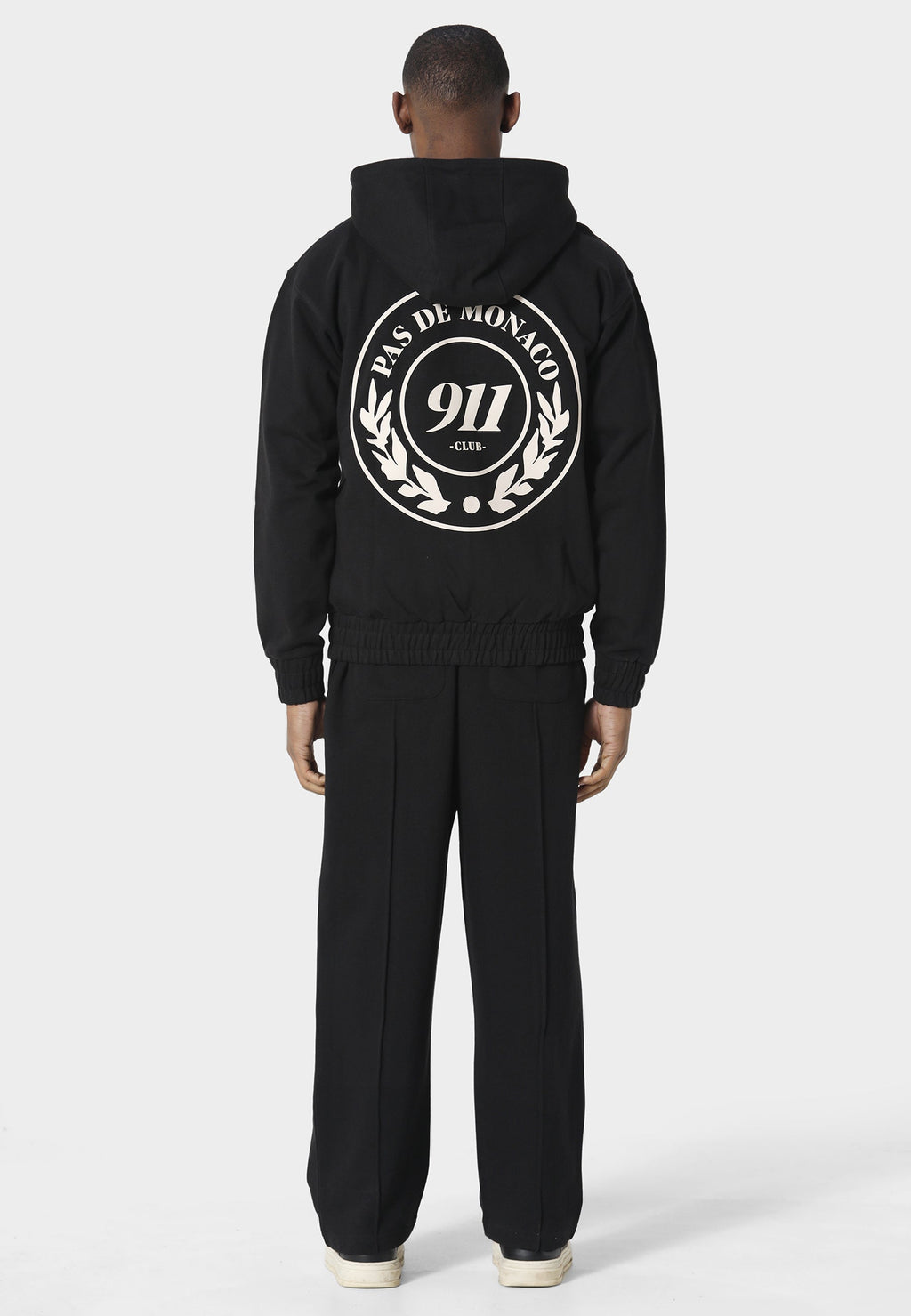 Vortex Black Zip Hoodie
