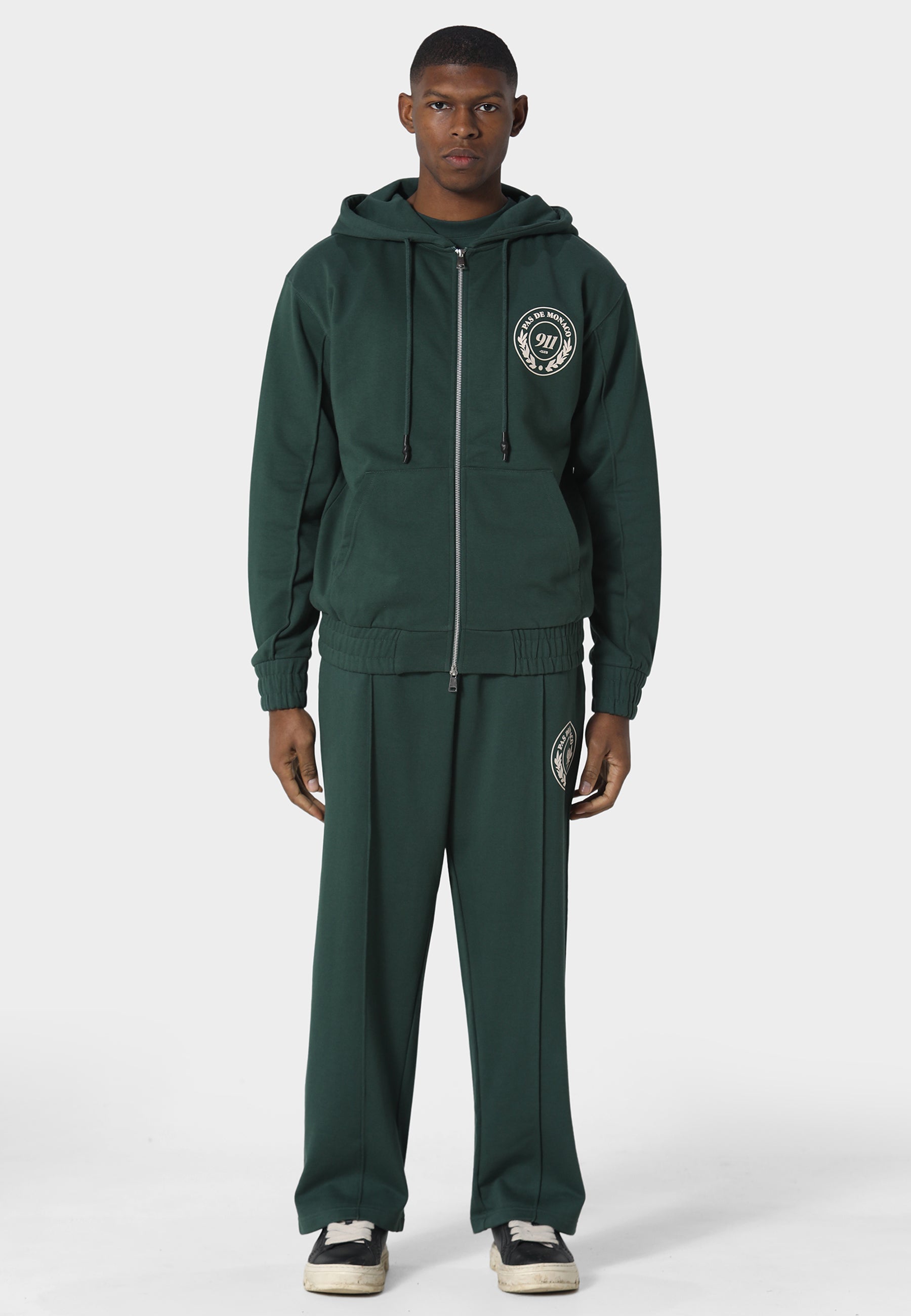 Vortex Pedosa Green Zip Hoodie
