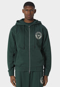 Vortex Pedosa Green Zip Hoodie