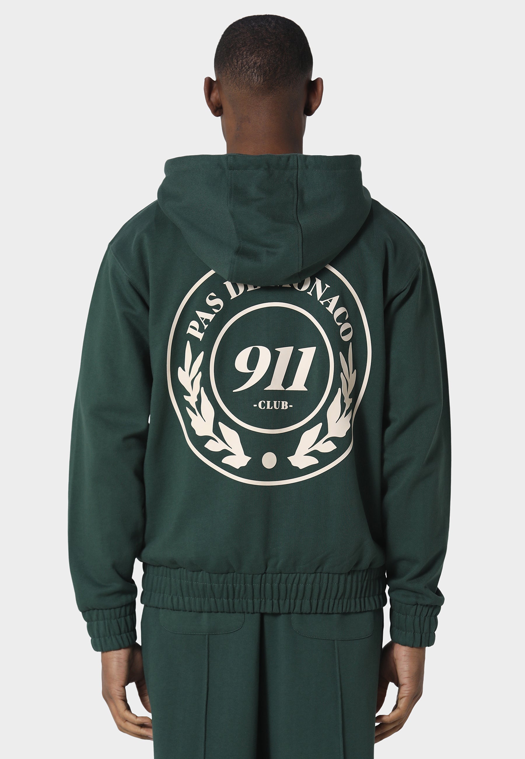 Vortex Pedosa Green Zip Hoodie