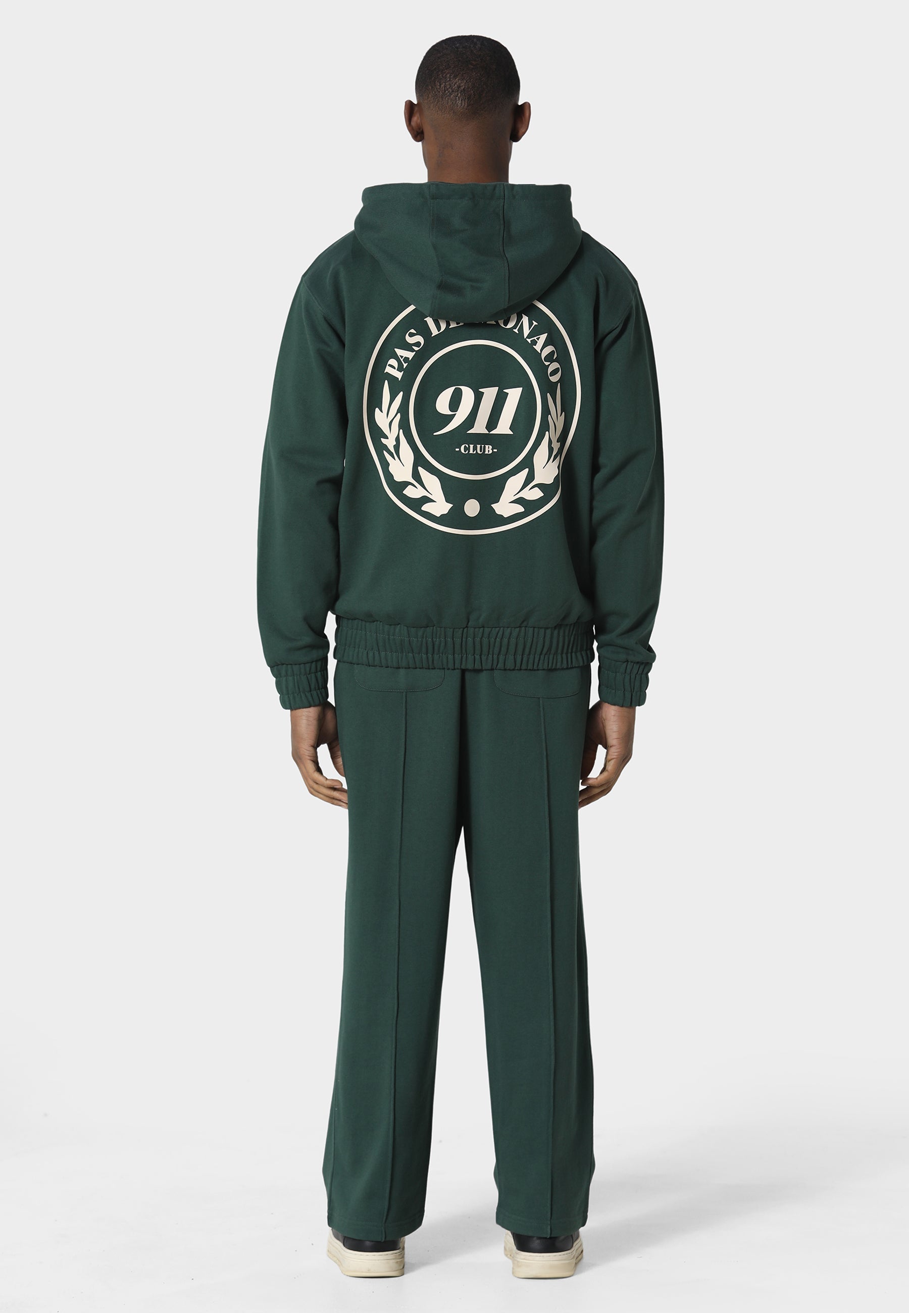 Vortex Pedosa Green Zip Hoodie