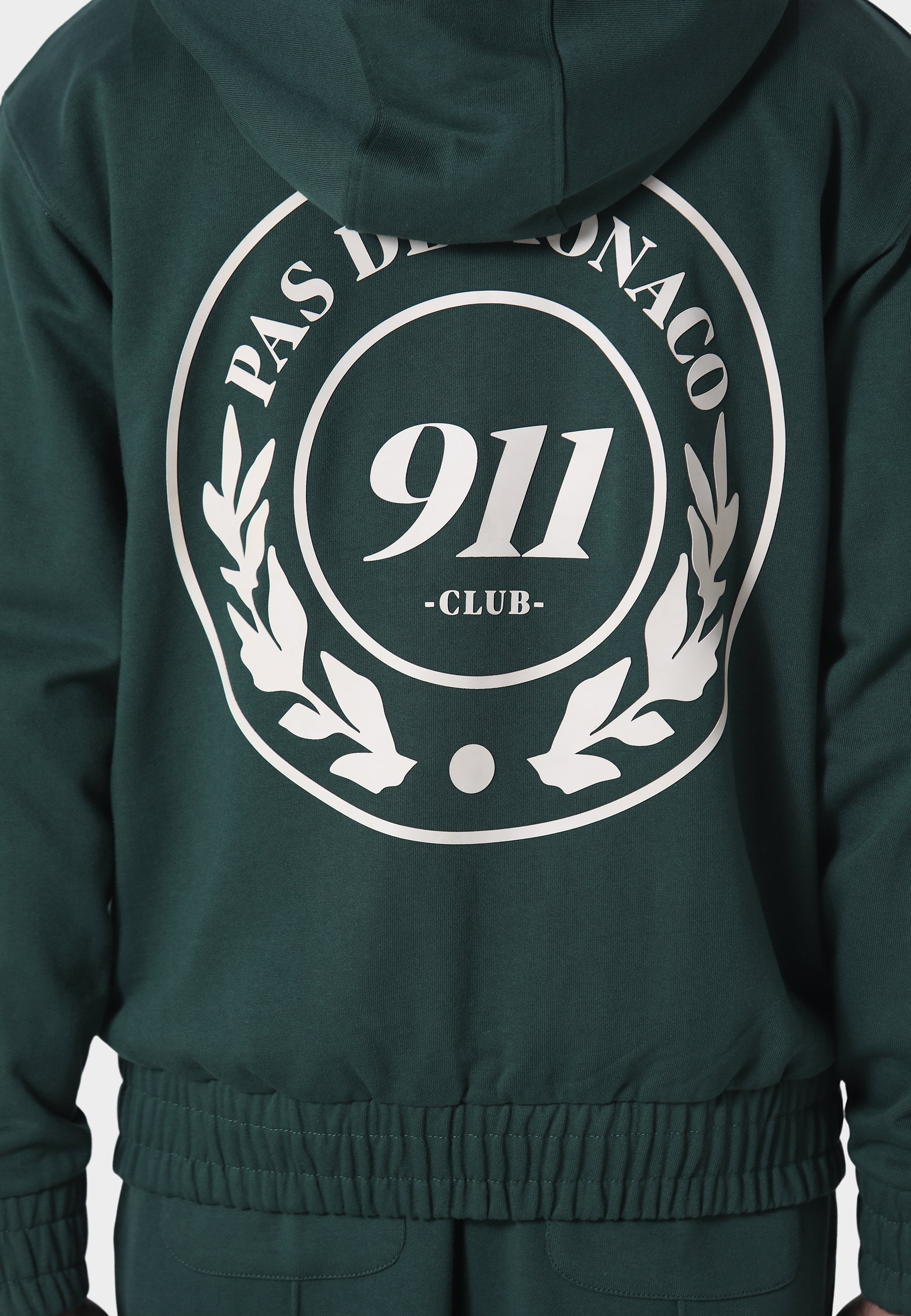 Vortex Pedosa Green Zip Hoodie
