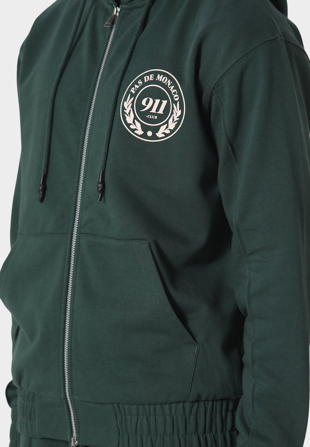 Vortex Pedosa Green Zip Hoodie