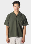 Waffle Khaki Polo