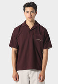 Waffle Deep Maroon Polo