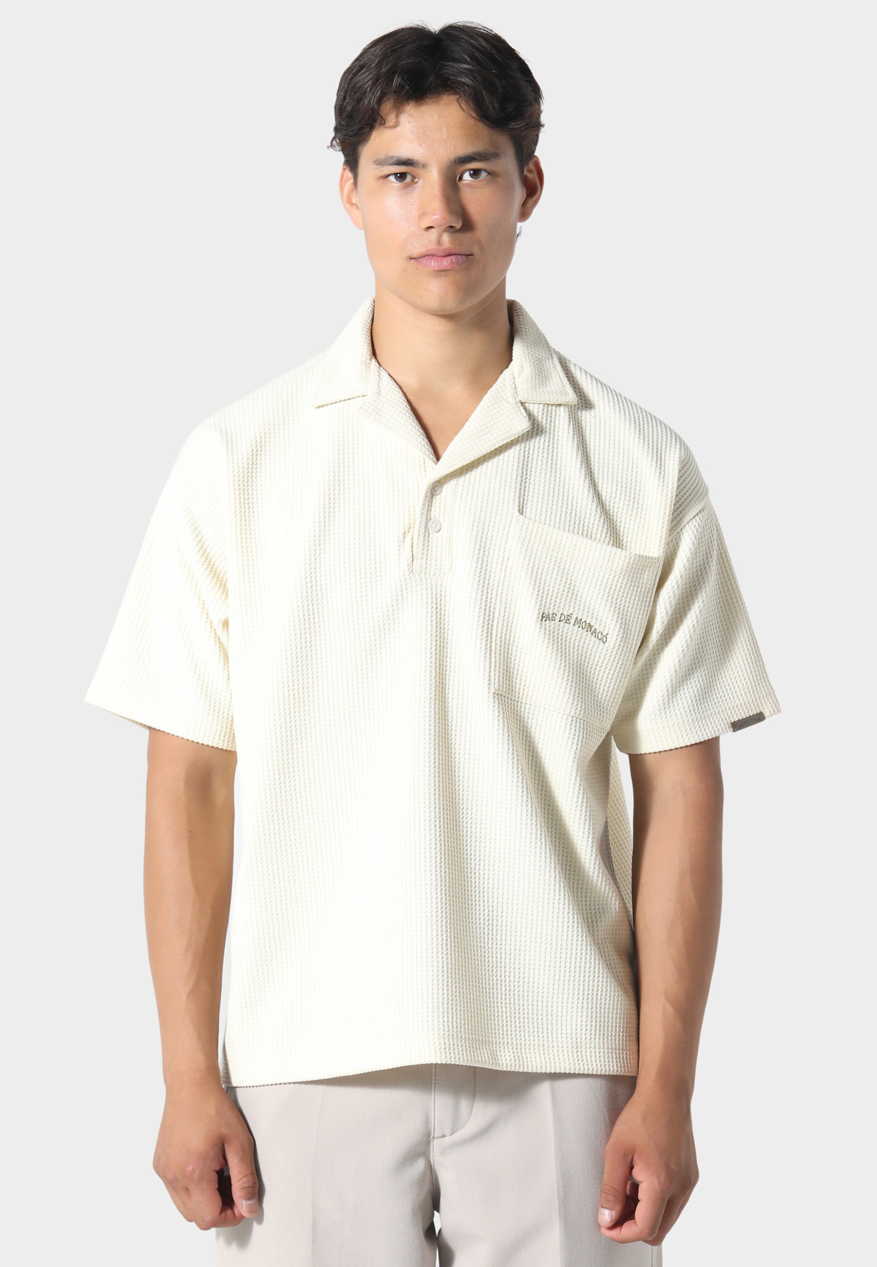Waffle Off White Polo