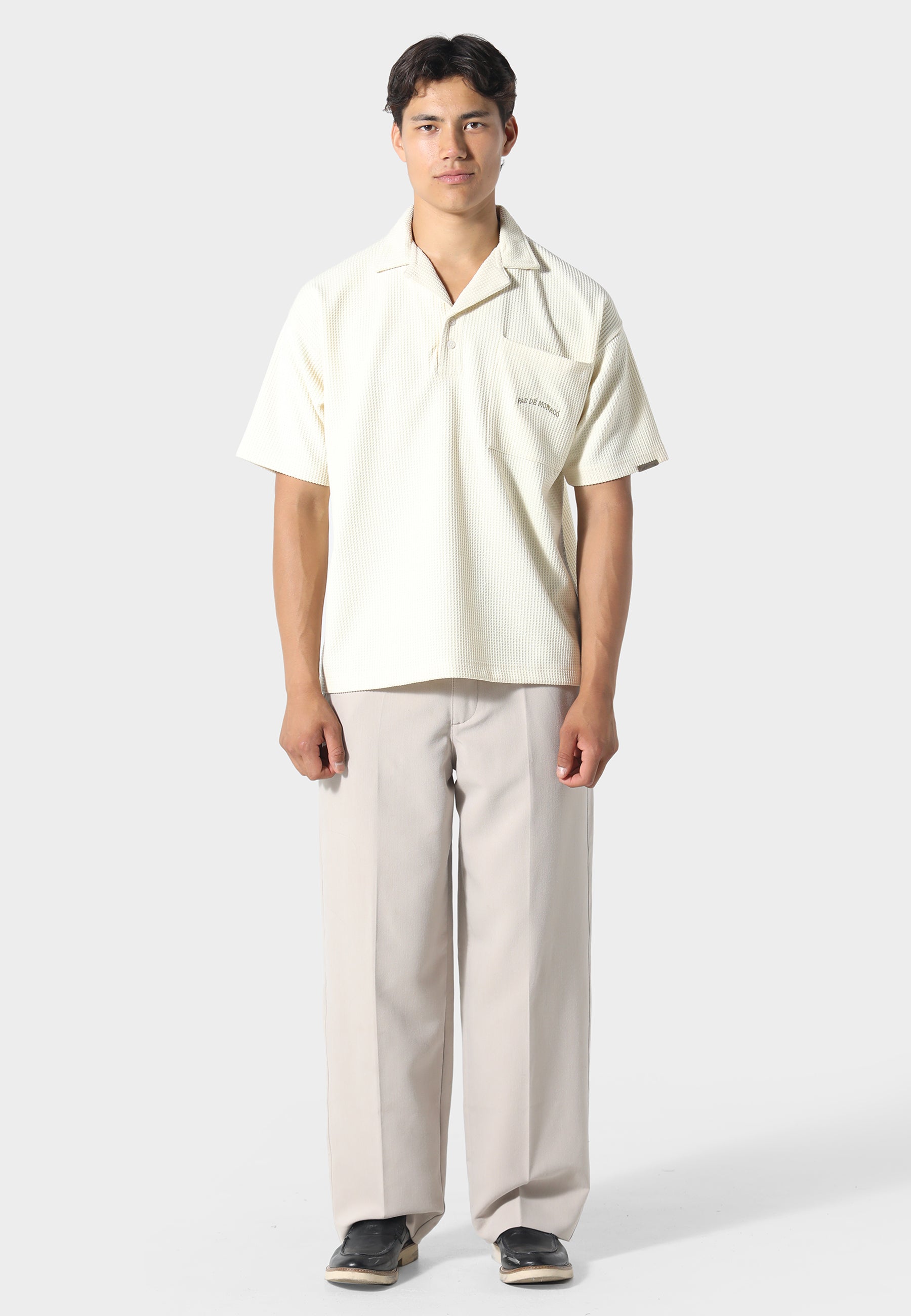 Waffle Off White Polo