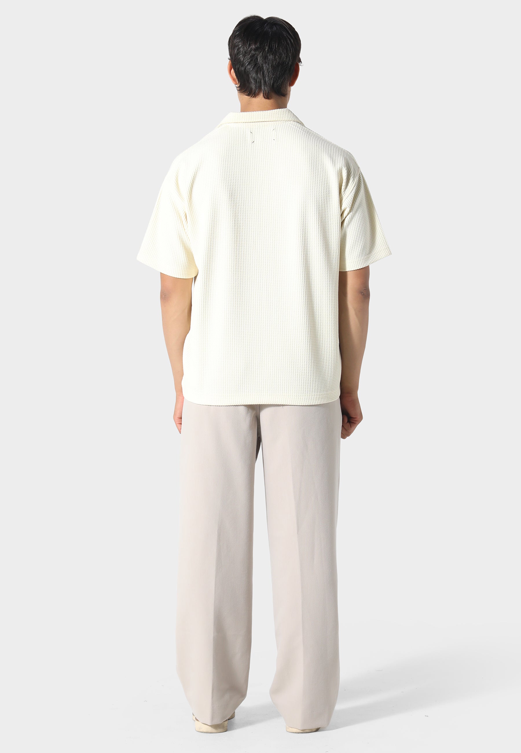 Waffle Off White Polo