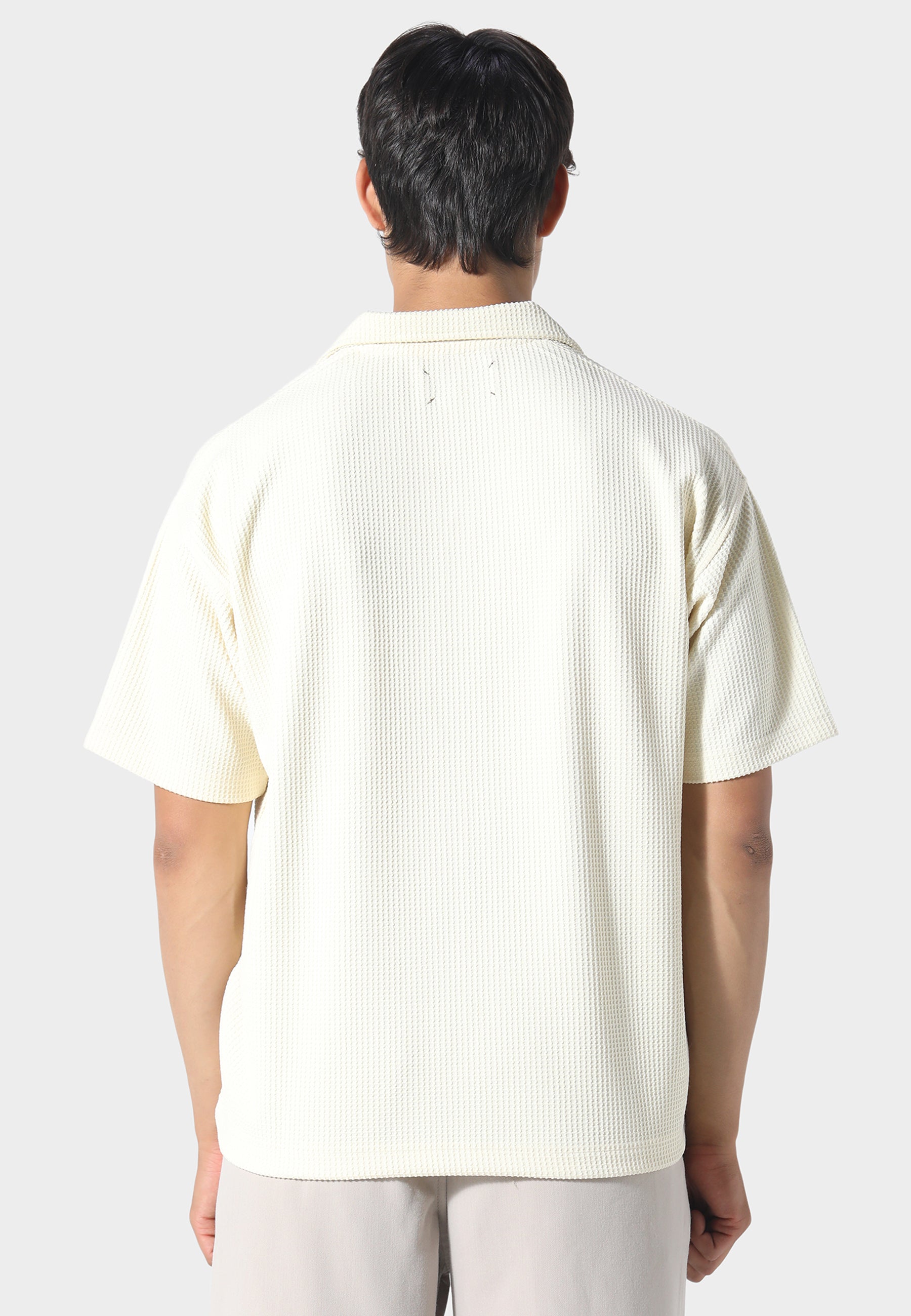 Waffle Off White Polo