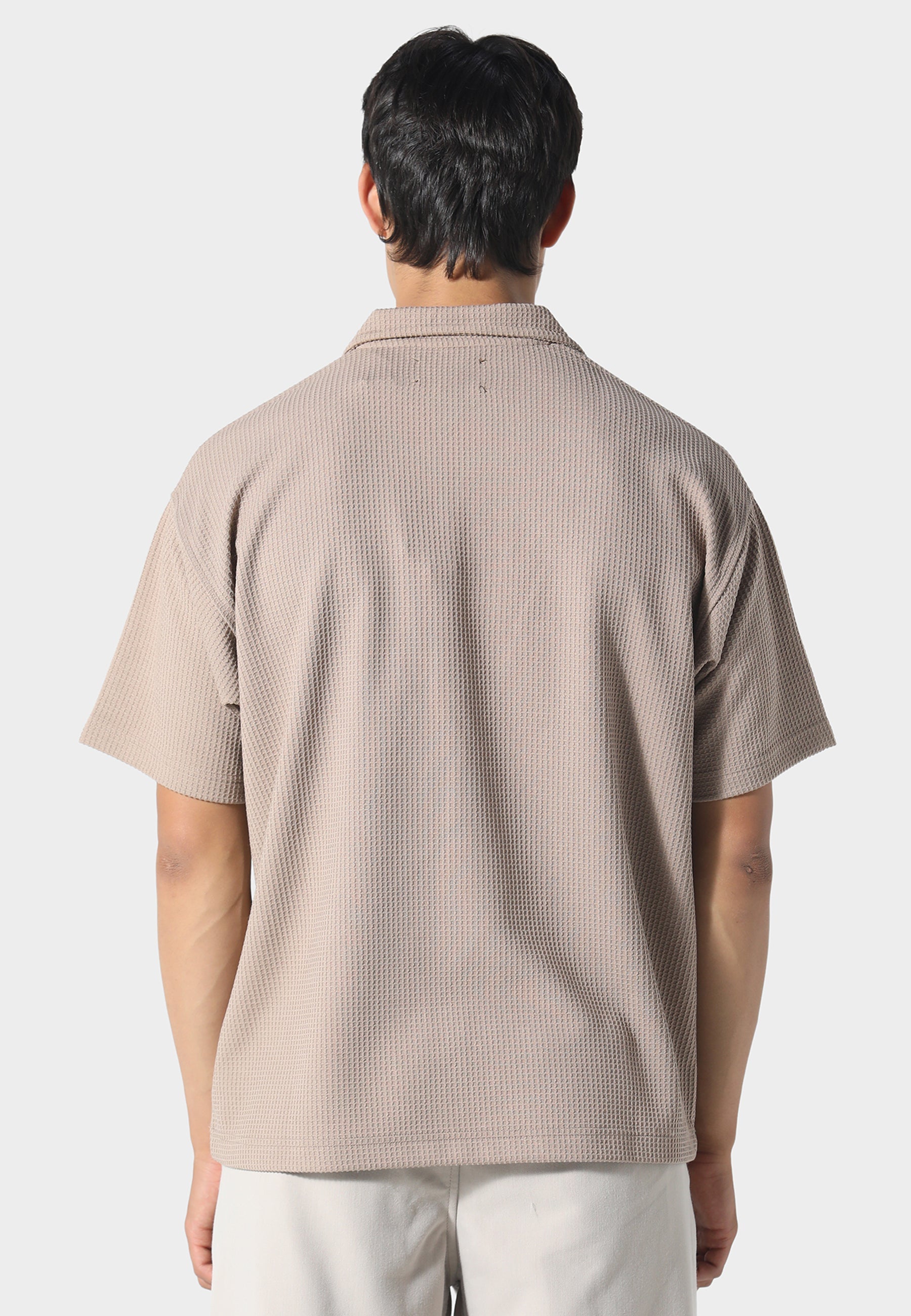 Waffle Tobacco Polo
