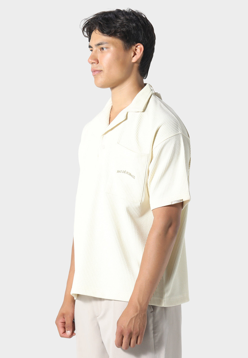 Waffle Off White Polo