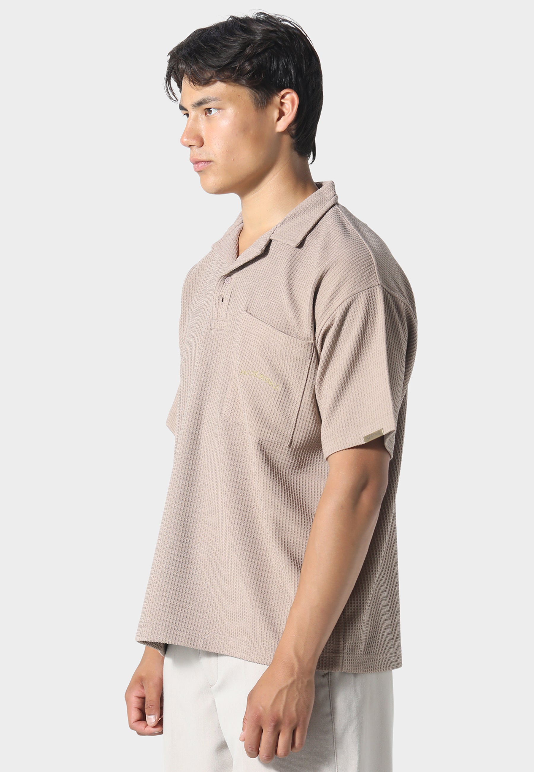 Waffle Tobacco Polo