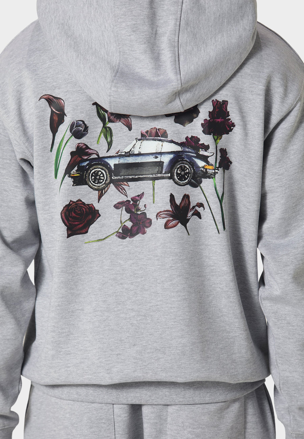 Wildflower Marl Grey Hoodie