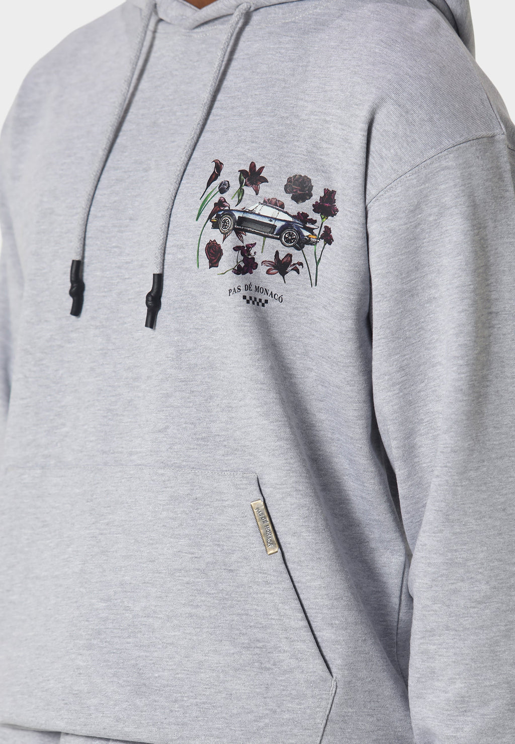 Wildflower Marl Grey Hoodie