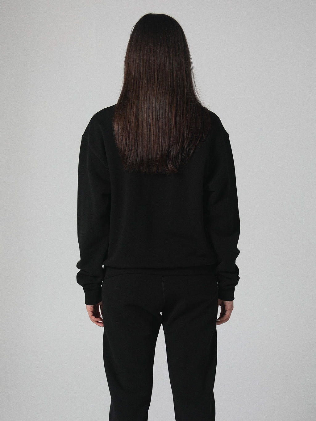 World Crewneck in Black