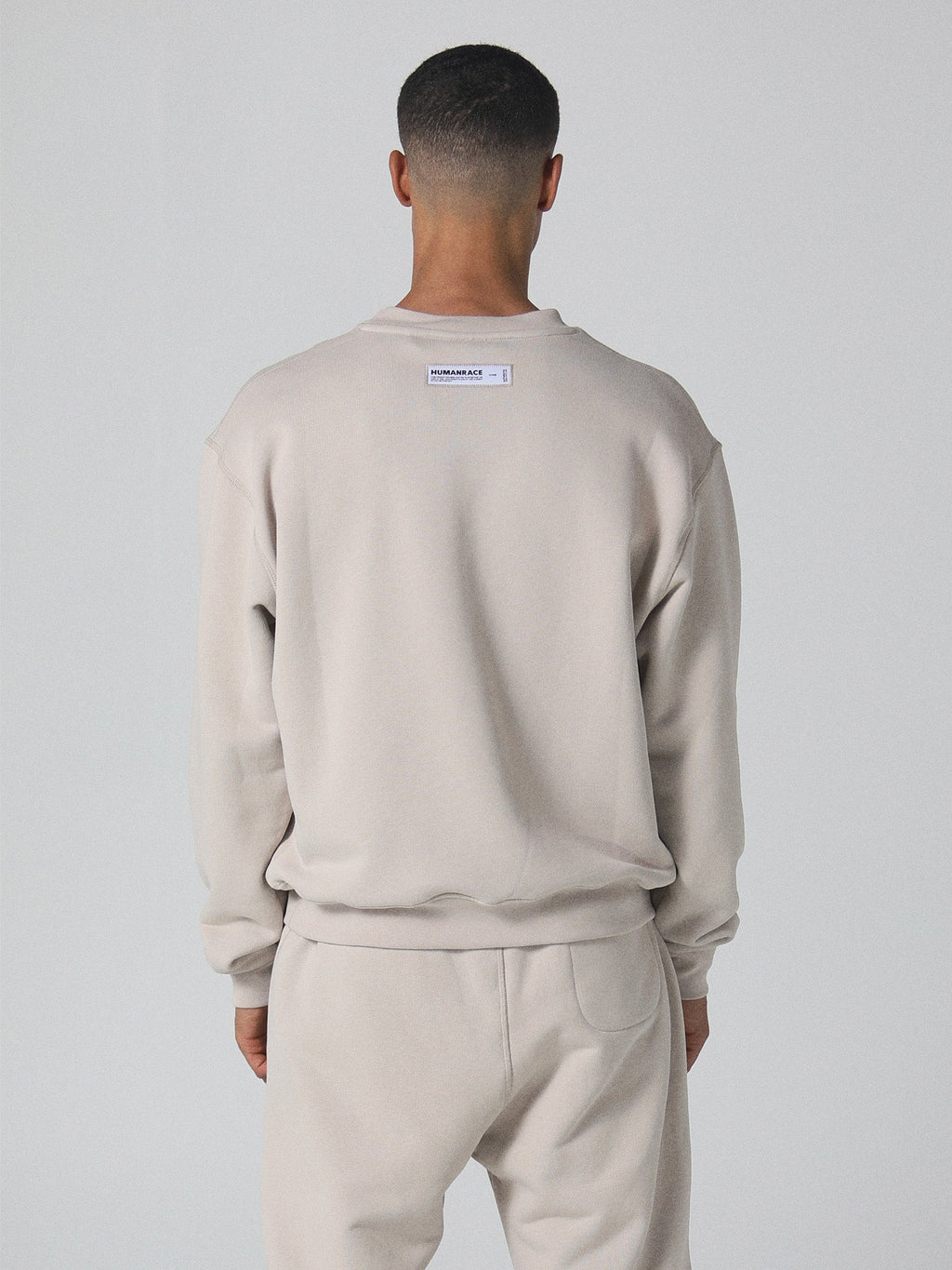 World Crewneck in Deep Taupe