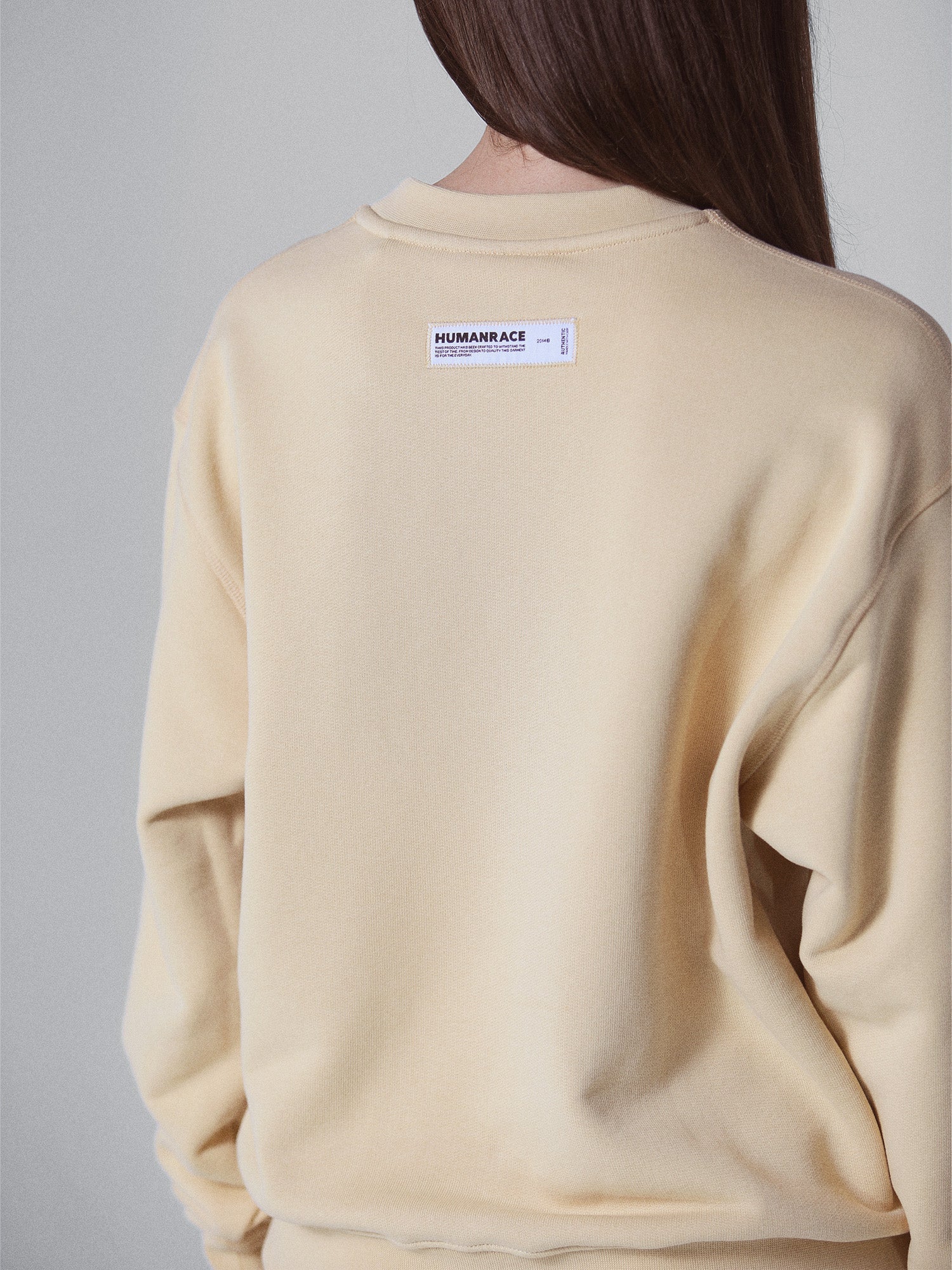 World Crewneck in Vintage Yellow