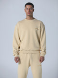 World Crewneck in Vintage Yellow
