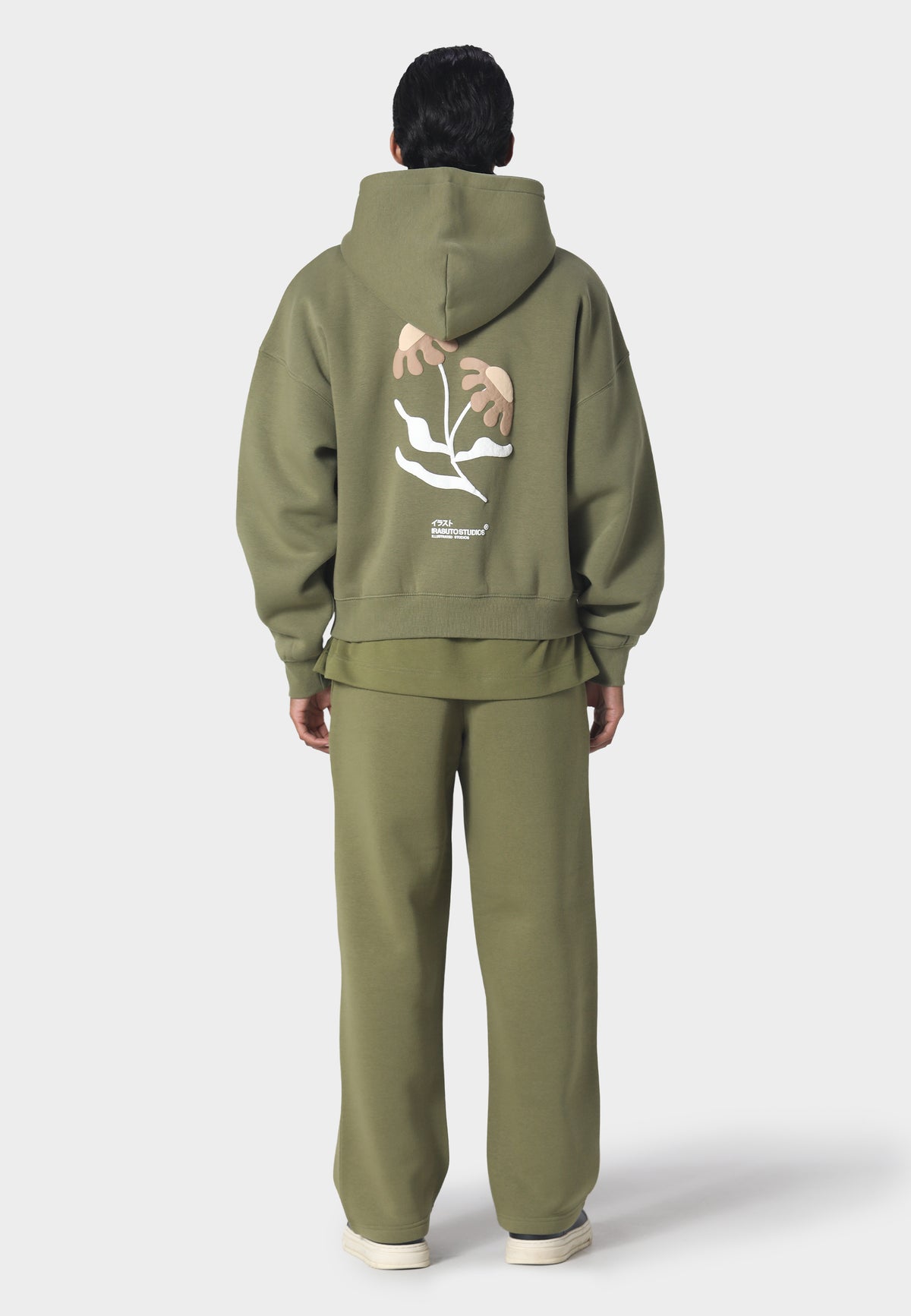 Yuki Zip Hoodie Peat Moss