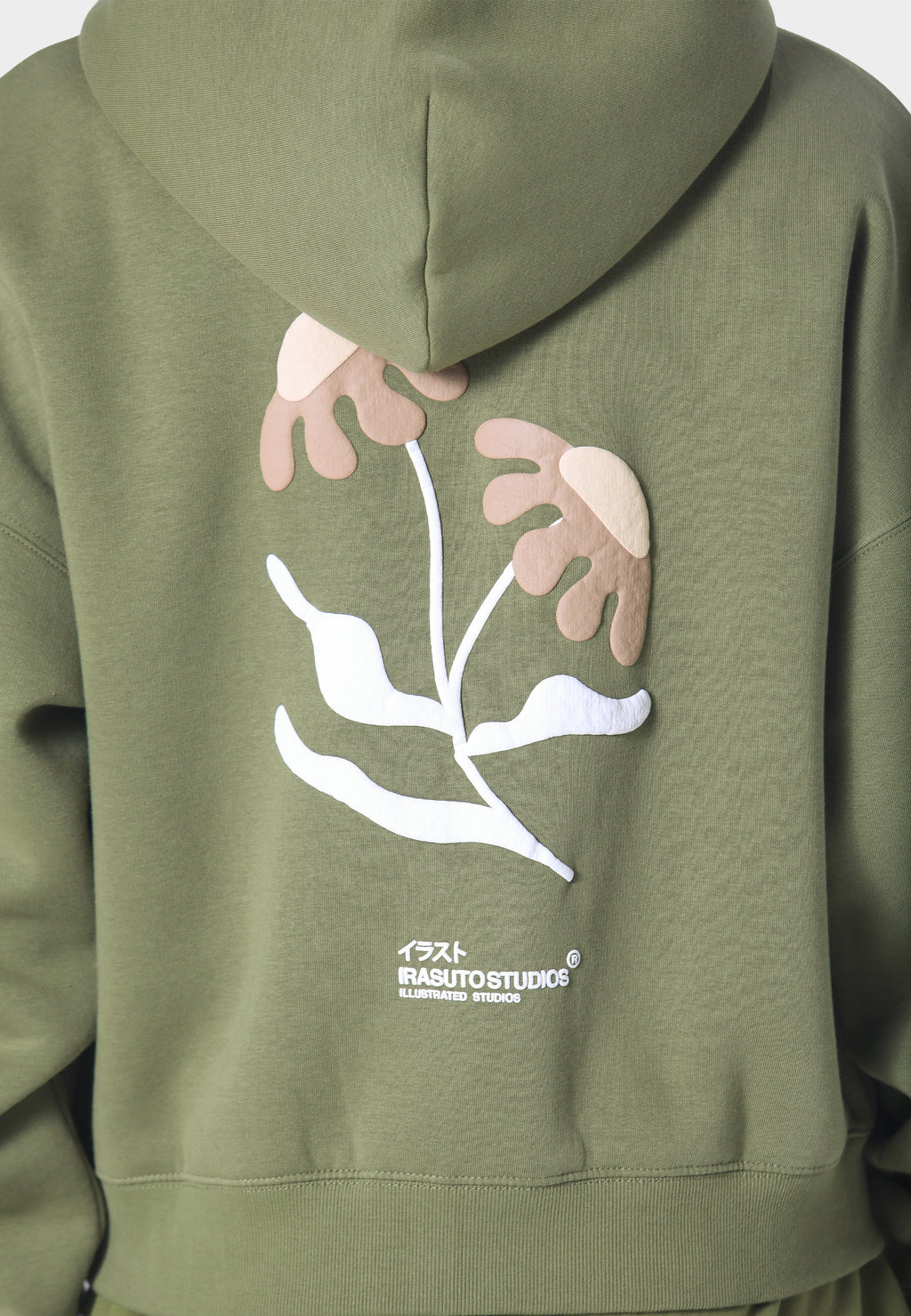Yuki Zip Hoodie Peat Moss